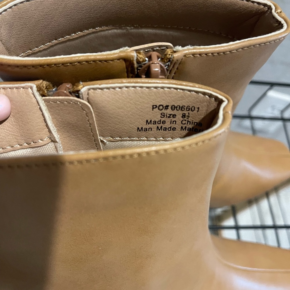 Tan Booties - Picture 3 of 4